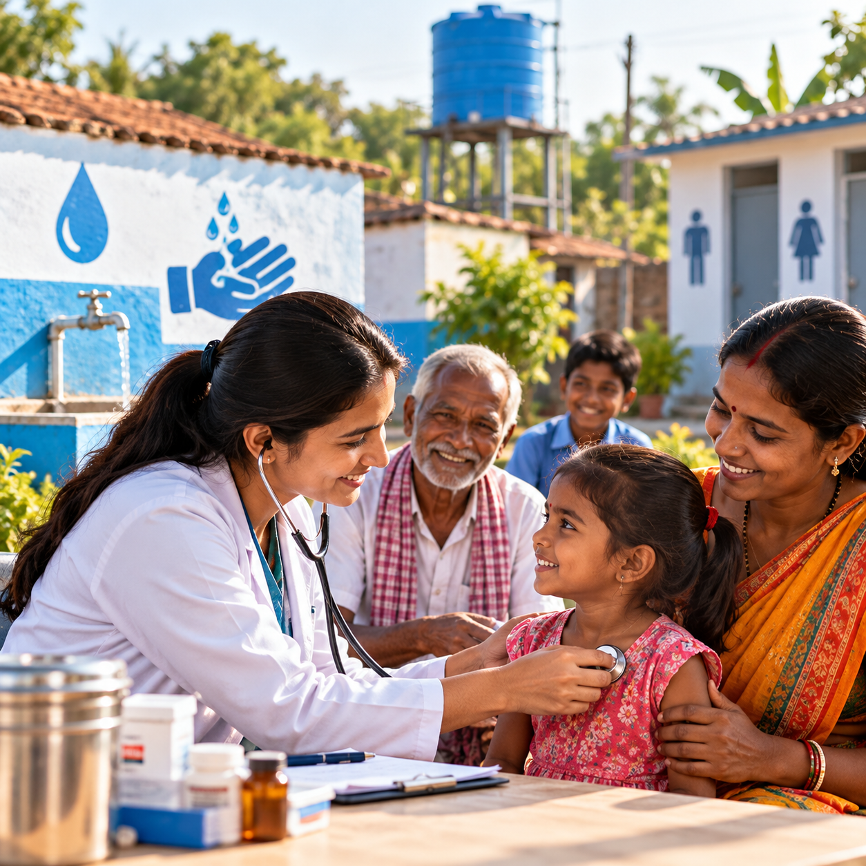 Health, sanitation and community support